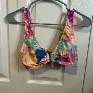 Multicolor bikini top
